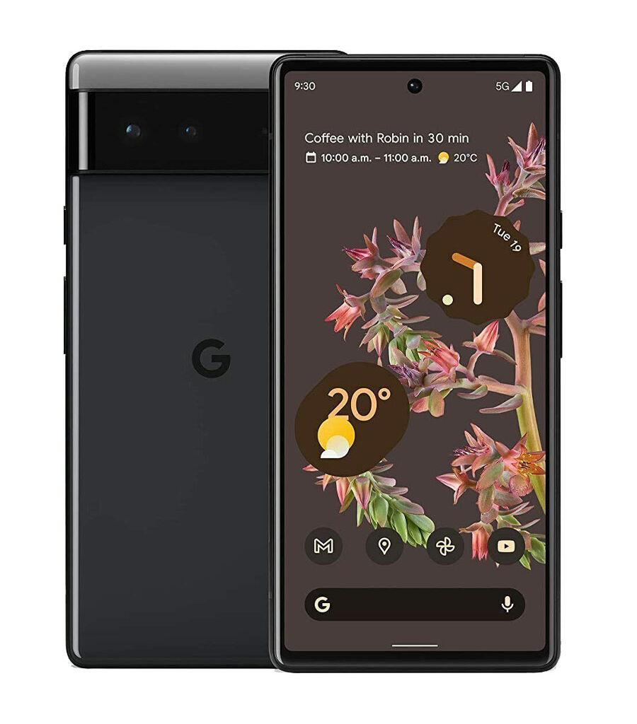 گوشی  گوگل مدل Pixel 6 حافظه 128 و رم 8 گیگابایت به همراه شارژر 18 وات گوگل