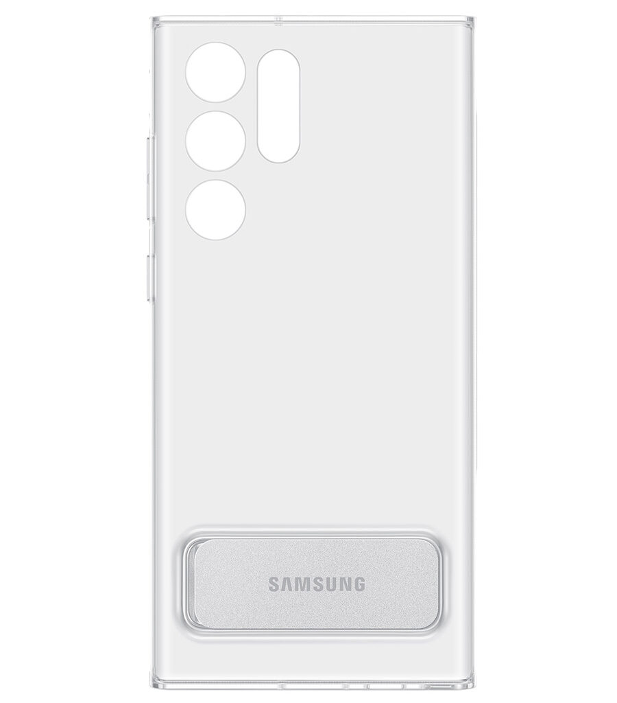 کیف محافظ Samsung Galaxy S22 Ultra مدل Clear Standing Cover