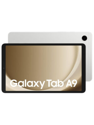 samsung galaxy tab a9 silver back and front