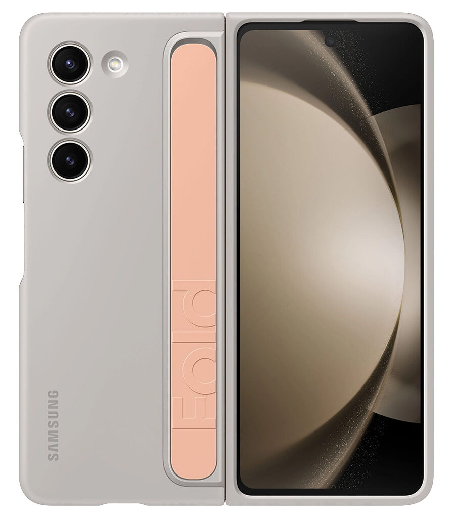 قاب محافظ سیلیکونی مدل Standing Case With Strap مخصوص Samsung Galaxy Z Fold 5