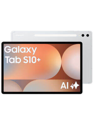 samsung galaxy tab s10 plus silver wifi back and front side