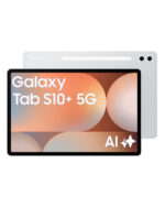 samsung galaxy tab s10 plus silver 5g front and back