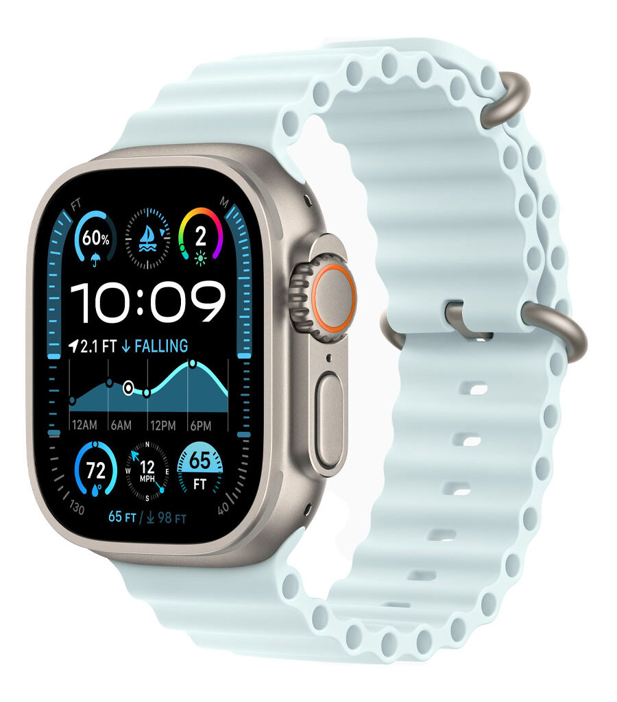 ساعت هوشمند اپل مدل Watch Ultra 2 Natural Titanium 49mm با بند Ocean