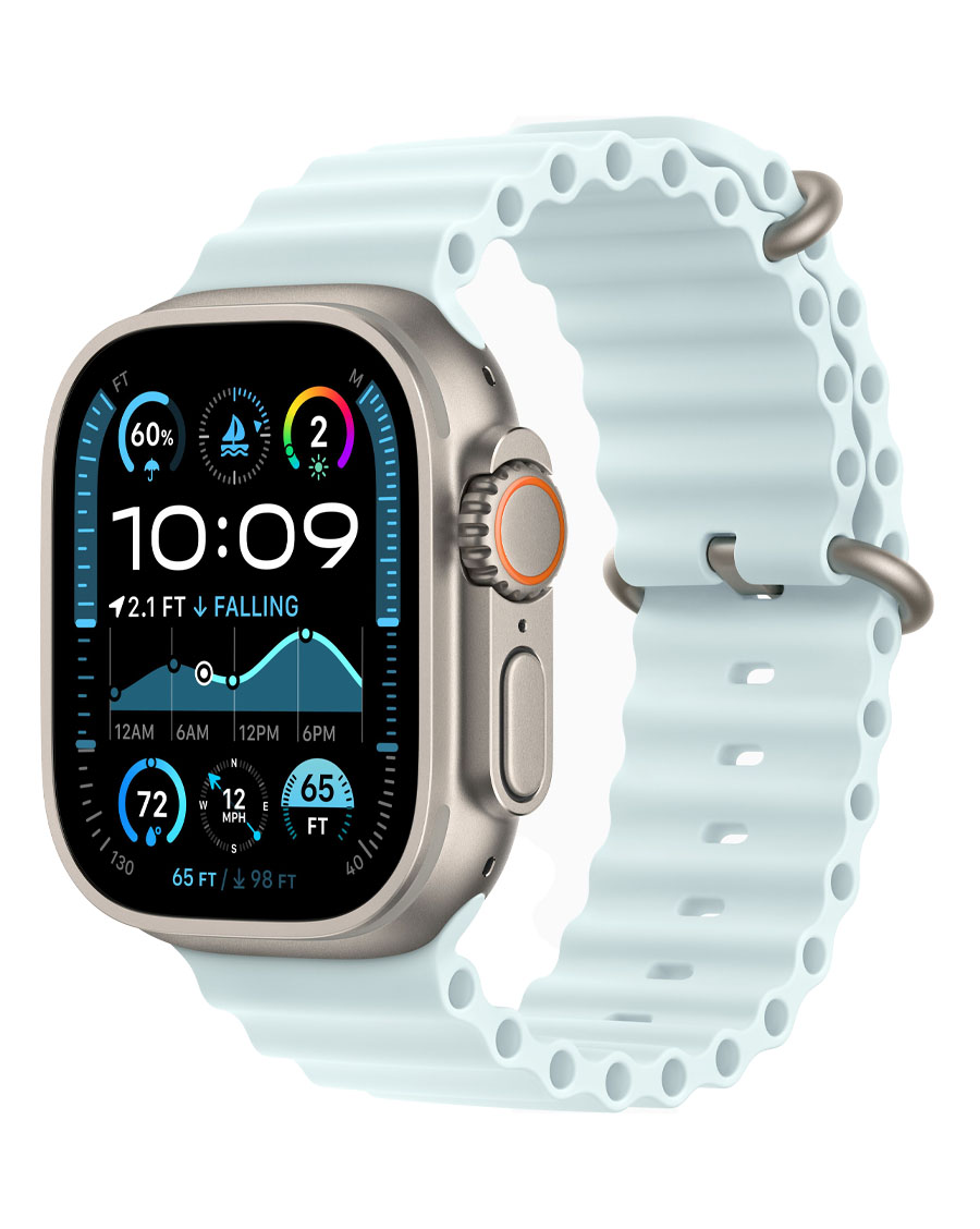 ساعت هوشمند اپل مدل Watch Ultra 2 Natural Titanium 49mm با بند Ocean