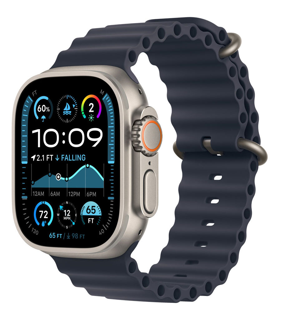 ساعت هوشمند اپل مدل Watch Ultra 2 Natural Titanium 49mm با بند Ocean