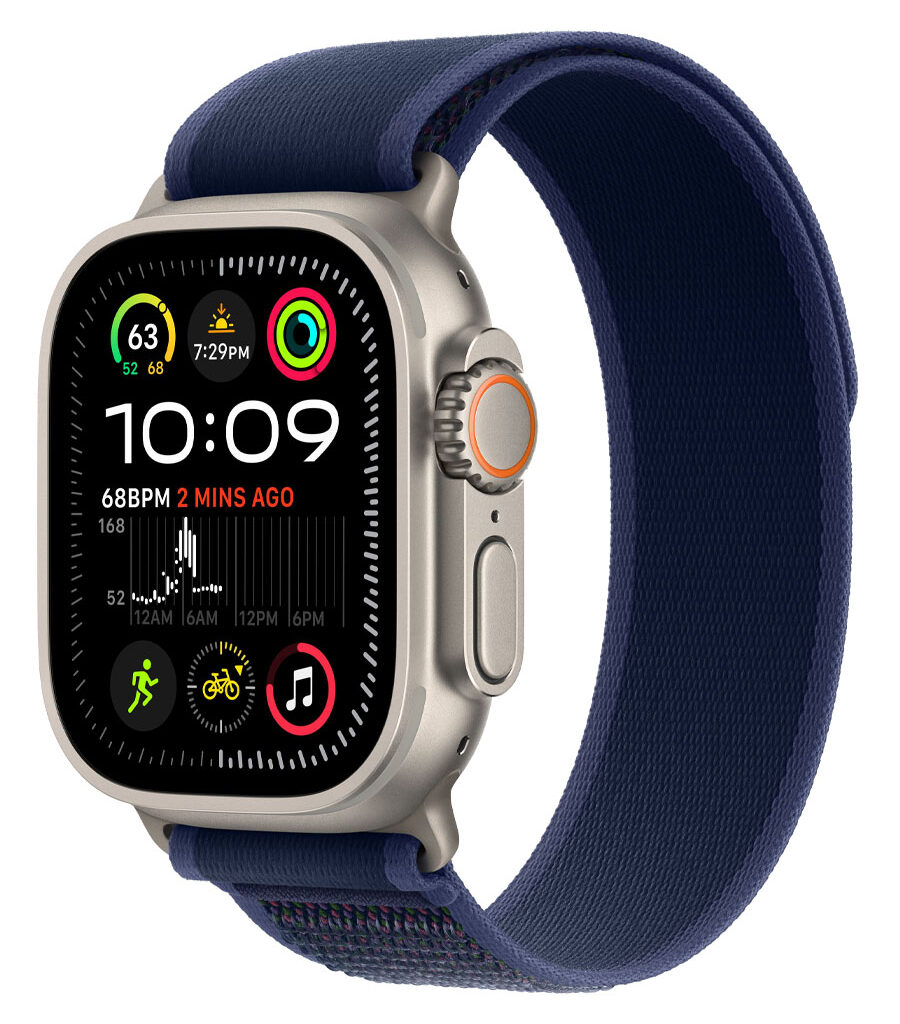 ساعت هوشمند اپل مدل Watch Ultra 2 Natural Titanium 49mm با بند Milanese Loop