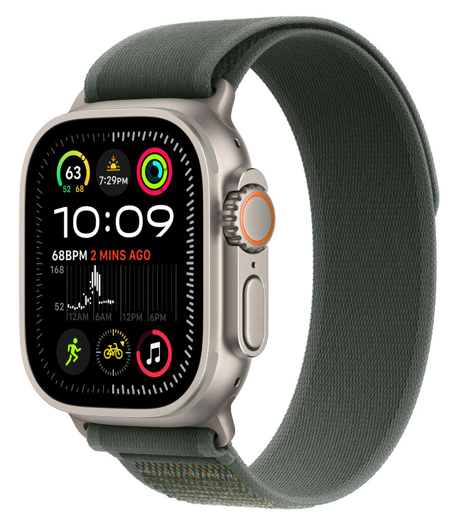 ساعت هوشمند اپل مدل Watch Ultra 2 Natural Titanium 49mm با بند Milanese Loop