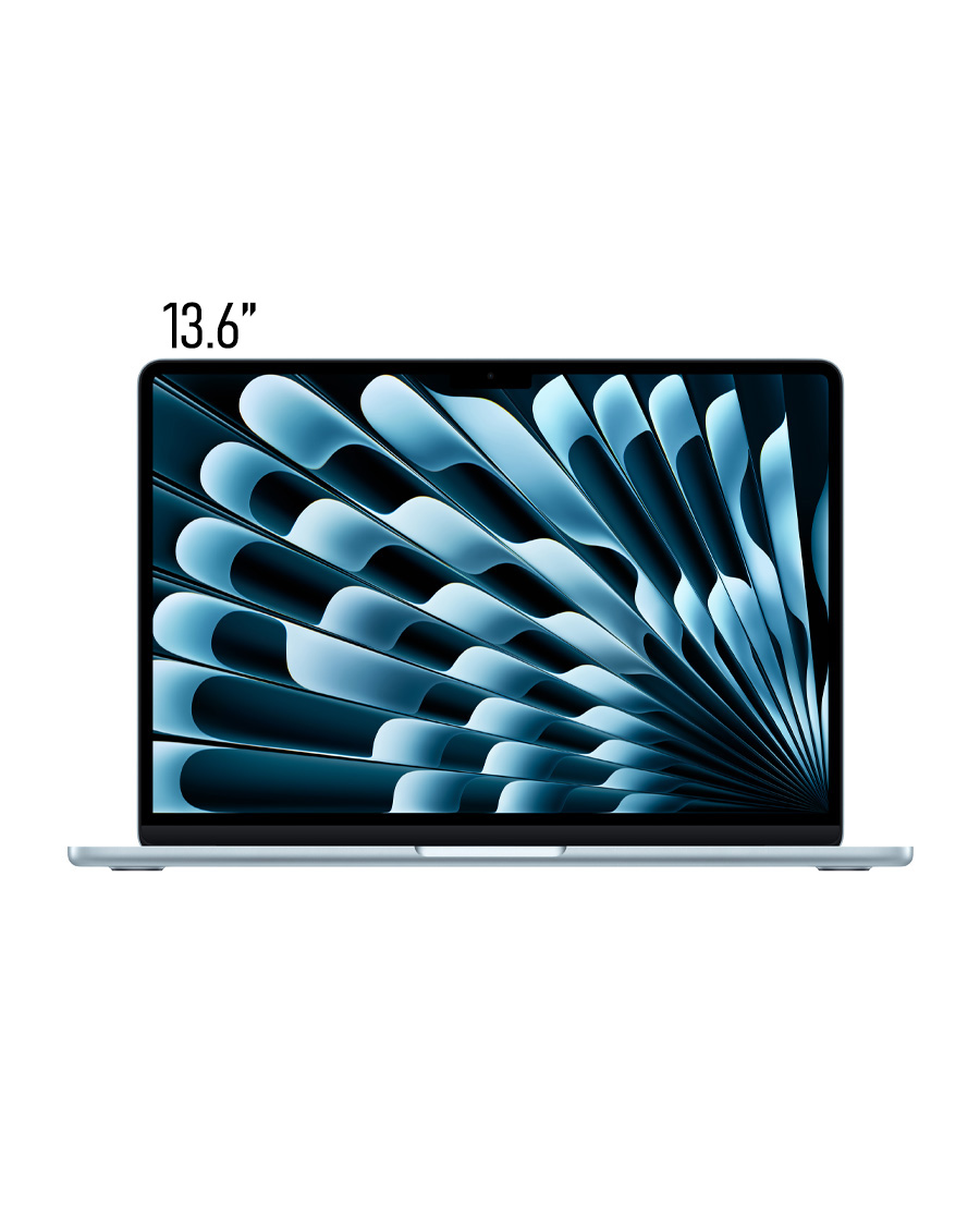 لپ تاپ Apple مدل MacBook Air (MC6U4) 13.6-inch 2025 M4 Sky Blue حافظه 512 و رم 16 گیگابایت رنگ آبی آسمانی