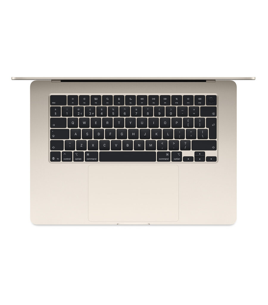 لپ تاپ Apple مدل MacBook Air (MC6K4) 15.3-inch 2025 M4 Starlight حافظه 512 و رم 24 گیگابایت رنگ استارلایت