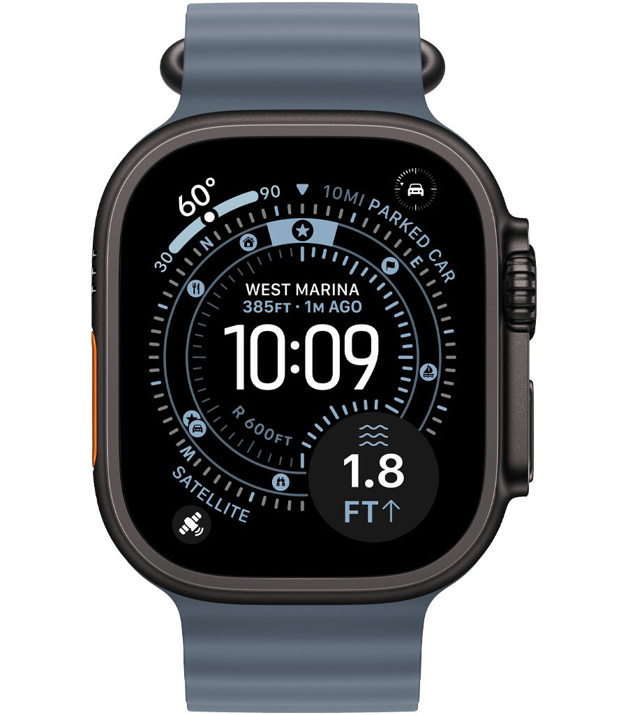 ساعت هوشمند اپل مدل Watch Ultra 3 Black Titanium 49mm بند Ocean
