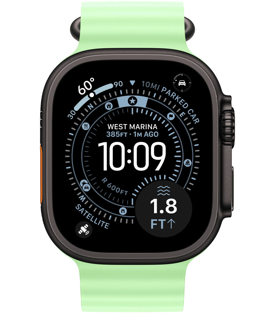 ساعت هوشمند اپل مدل Watch Ultra 3 Black Titanium 49mm بند Ocean