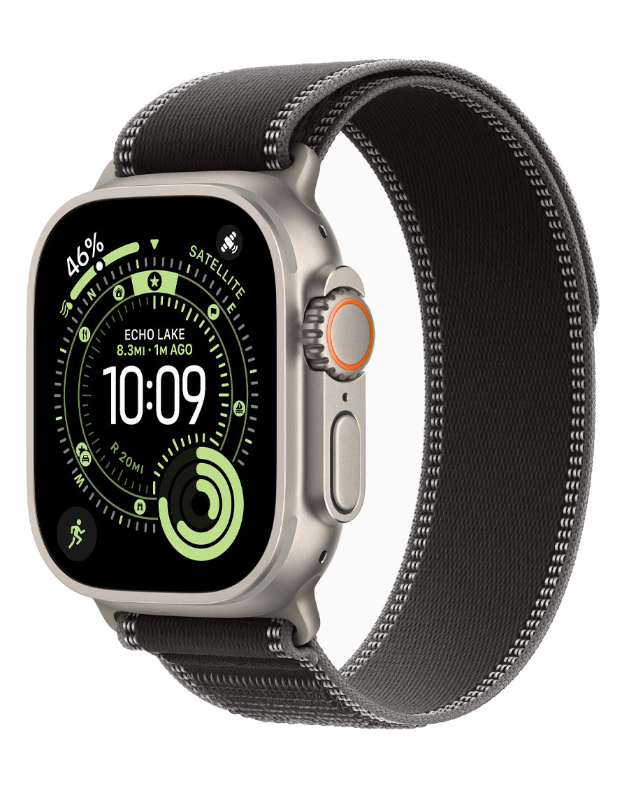ساعت هوشمند اپل مدل Watch Ultra 3 Natural Titanium 49mm بند Trail Loop