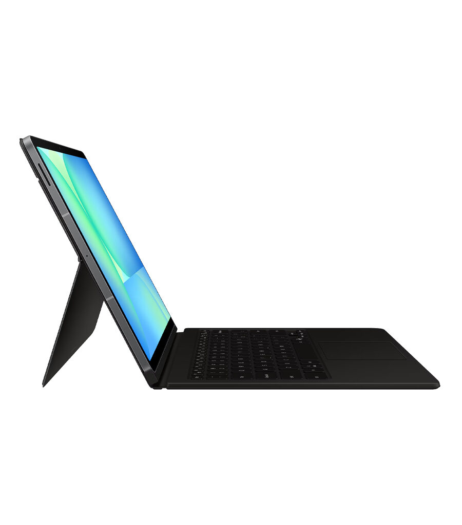 کیف کیبورد دار سامسونگ مدل Book Cover Keyboard With AI Key مخصوص Galaxy Tab S10 FE Plus