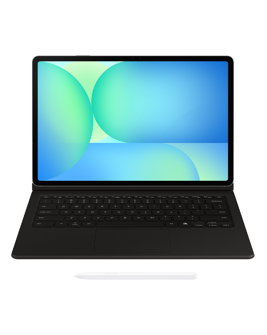 کیف کیبورد دار سامسونگ مدل Book Cover Keyboard With AI Key مخصوص Galaxy Tab S10 FE Plus