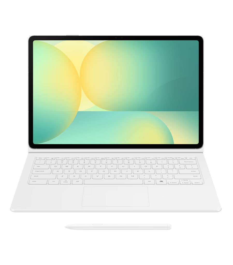 کیف کیبورد دار سامسونگ مدل Book Cover Keyboard With AI Key مخصوص Galaxy Tab S10 FE Plus
