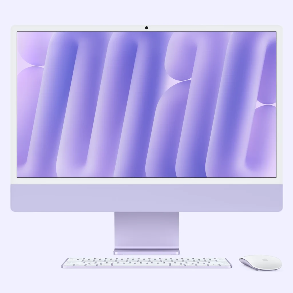 کامپیوتر All-in-One اپل مدل iMac M4 2024 حافظه 256 و رم 16 گیگابایت - اپل آی‌مک ام4