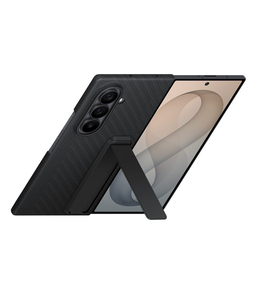 قاب محافظ مدل Carbon Standing Case مخصوص Samsung Galaxy Z Fold8 Ultra