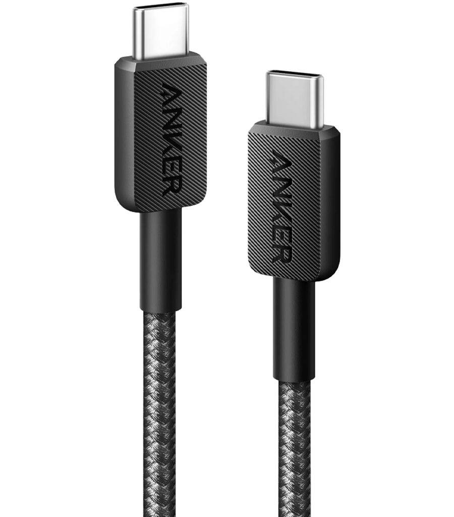 کابل USB-C به USB-C انکر مدل 322 (60 وات)